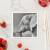 Elefantenportrait Serviette (Beispiel)