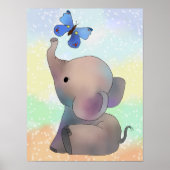 Elefantenposter Poster (Vorne)