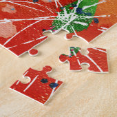 Elefantenpuzzle - Abstrakter Doodle-Tintenstil Puzzle (Seite)