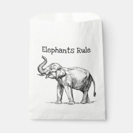 Elefantenregel Geschenktütchen