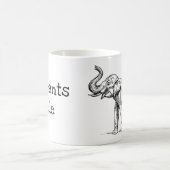 Elefantenregel Kaffeetasse (Mittel)