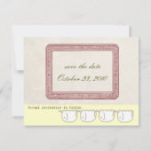 Elefantenreihe Save the Date (Rückseite)
