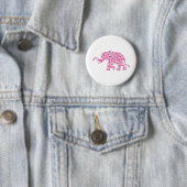 Elefantenrosa-Herz (1) Button (Beispiel)