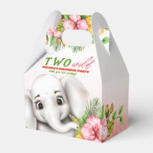 Elefantensafari 2. Geburtstags-Geschenkboxen