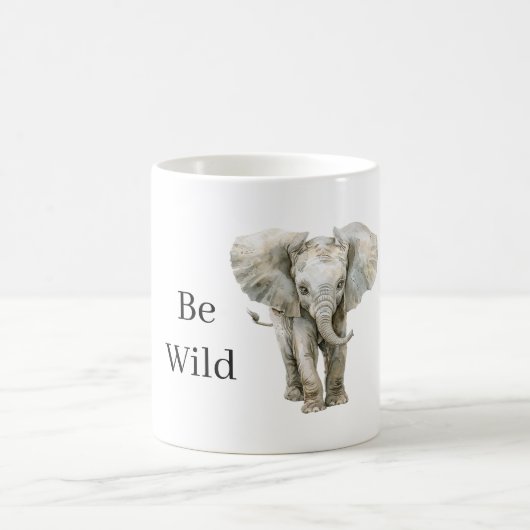 Elefantensafari-Tier   Kaffeetasse (Mittel)