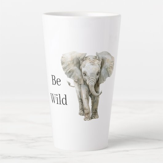 Elefantensafari-Tier Milchtasse (Vorderseite)