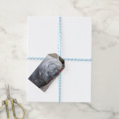 Elefantenschlafen Siegel Geschenkanhänger (Mit Garn)