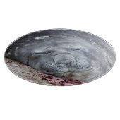 Elefantenschlafen Siegel Schneidebrett (Ecke)