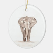 Elefantenschmuck Keramik Ornament (Links)