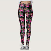 Elefantenschmuck-Leggings Leggings (Vorderseite)