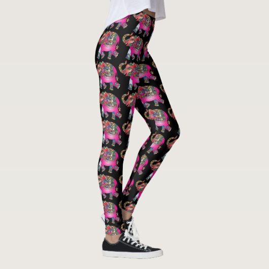 Elefantenschmuck-Leggings Leggings (Rechts)