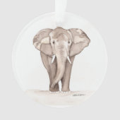 Elefantenschmuck Ornament (Vorderseite)