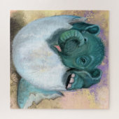 Elefantenschwanz von Ei - Preis Puzzle (Horizontal)