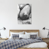 ElefantenSiegel Leinwanddruck (Insitu (Schlafzimmer))