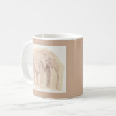 Elefantenskizzenkunst Kaffeetasse (Vorderseite Links)