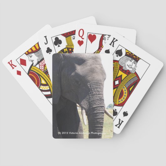 Elefantenspielkarten Spielkarten (Rückseite)