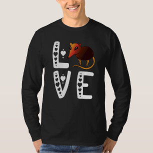 Elefantenspitzmaus Liebe Sengi Elefantenspitzmaus T-Shirt