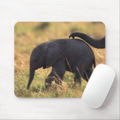 Elefantenstamm , der Nachkommen berühren soll , Ke Mousepad (Mit Mouse)