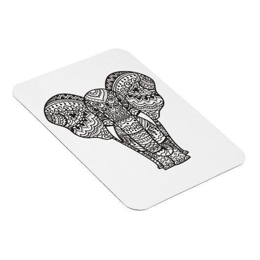 Elefantenstil Magnet (Rechte Seite)