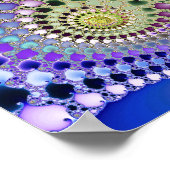 Elefantental Mandelbrot-Fraktal Poster (Ecke)
