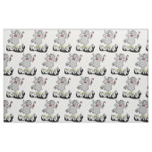Elefantentanz für jede Menge FARBE Stoff (Fat Quarter (45,7 x 55,9 cm))
