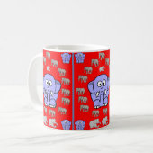 Elefantentasse für Kinder Kaffeetasse (Vorderseite Links)