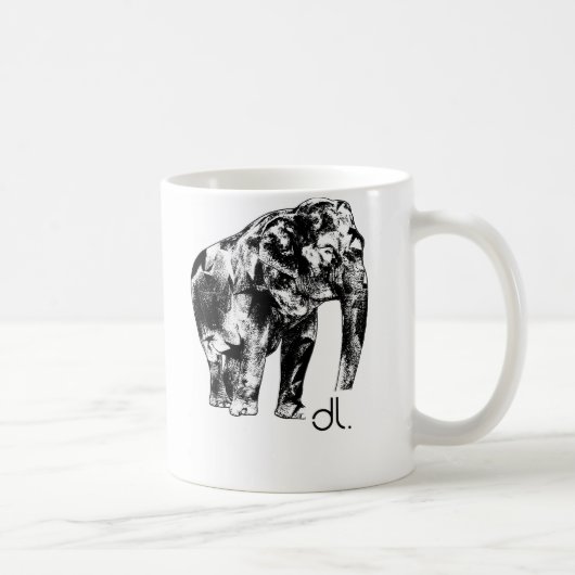 Elefantentasse Kaffeetasse (Rechts)