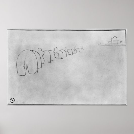 Elefantentheorie, 1896 poster (Vorne)