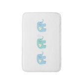 Elefantentrio Badematte (Vorderseite Vertikal)