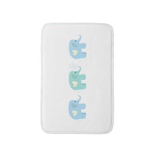 Elefantentrio Badematte (Vorderseite Vertikal)