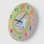 Elefantenuhr Große Wanduhr (Winkel)