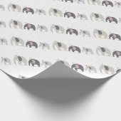 Elefantenumschlagpapier Geschenkpapier (Ecke)