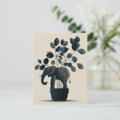 ELEFANTENVASE #1 POSTKARTE (Stehend Vorderseite)