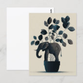 ELEFANTENVASE #1 POSTKARTE (Vorne/Hinten)