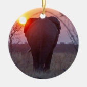 Elefantenverzierung Keramik Ornament (Vorne)