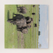Elefantenwanderung Puzzle (Horizontal)