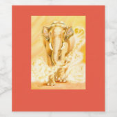 Elefantenweinetikett Weinetikett (Einzelnes Label)