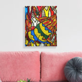 Elefantenwelt Leinwanddruck (Insitu (Wohnzimmer))