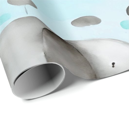 Elefantes  geschenkpapier (Rolleneckpunkt)