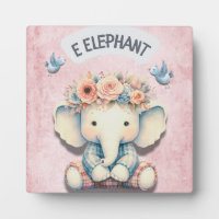 Elefantes Kinderzimmer: Adorable Décor Wall Art