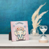 Elefantes Kinderzimmer: Adorable Décor Wall Art Fotoplatte (InSitu)