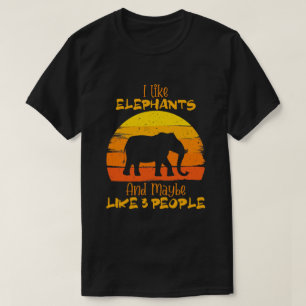 Elefantes Shirt, Niedliches Elefant-Shirt, Vintag T-Shirt