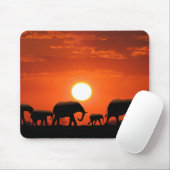 Elefantfamilie Mousepad (Mit Mouse)