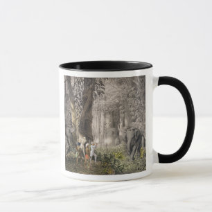 Elefantjagd in der Region von Logalla, von 'Trav Tasse