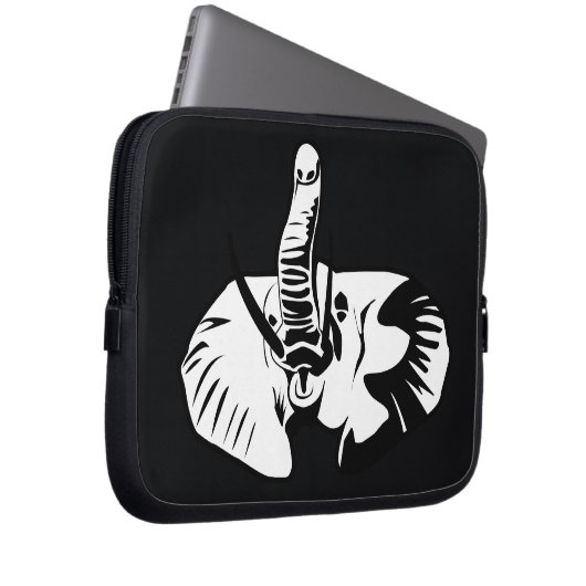 Elefantlaptophülse Laptopschutzhülle (Vorne Rechts)