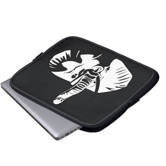 Elefantlaptophülse Laptopschutzhülle (Vorne Knopf)
