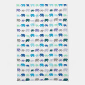 Elefantmarschieren Geschirrtuch (Vertikal)