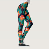 Elefantmuster DruckLeggings Leggings (Rechts)