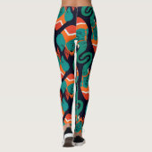 Elefantmuster DruckLeggings Leggings (Rückseite)