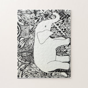 Elefantpuzzlespiel Puzzle